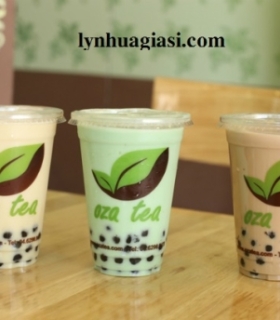 In ly nhựa trà sữa