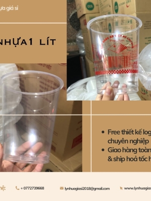 Ly nhựa 1 lít Ly nhựa 1 lít