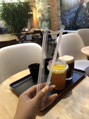 Ống hút trân châu bọc màng