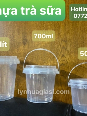 Xô nhựa trà sữa 